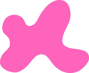 Long Ribbon Blob with Wavy Flow
