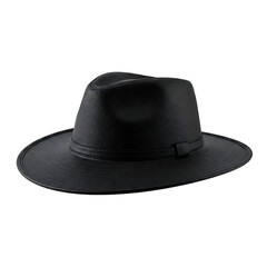 Distressed Black Cowboy Hat with Silver Conchos