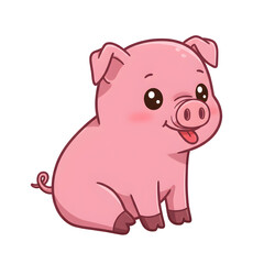 Gentle Pose Piglet