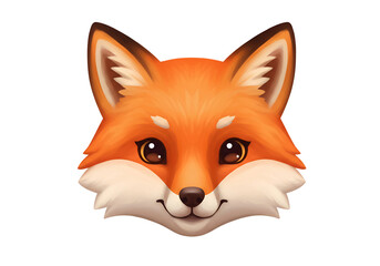 Obraz premium 愛らしいキツネのアップ、暖色系の優しい光で輝く毛並み