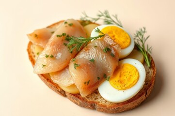 Traditional Swedish Smorgasbord Sandwich