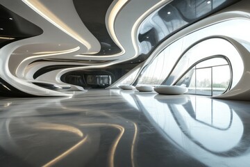 Fototapeta premium Futuristic Interior Design