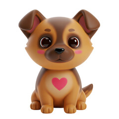 Fototapeta premium 愛らしい子犬 優しい光に包まれて 穏やかな表情