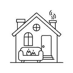 sweet home icon, sweet home vector illustration-simple illustration of sweet home, perfect for sweet home logos and icons