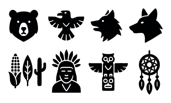 Native American Animals Drawings