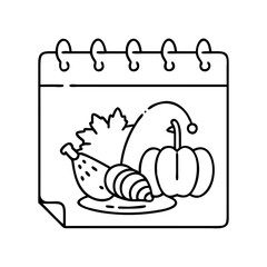 thanksgiving day icon, thanksgiving day vector illustration-simple illustration of thanksgiving day, perfect for thanksgiving day logos and icons