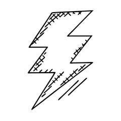 thunder bolt flash icon, thunder bolt flash vector illustration-simple illustration of thunder bolt flash, perfect for thunder bolt flash logos and icons