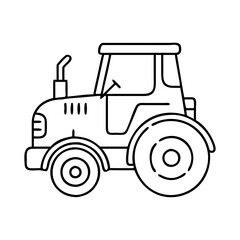 tractor icon, tractor vector illustration-simple illustration of tractor, perfect for tractor logos and icons