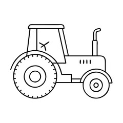 tractor icon, tractor vector illustration-simple illustration of tractor, perfect for tractor logos and icons