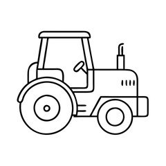 tractor icon, tractor vector illustration-simple illustration of tractor, perfect for tractor logos and icons