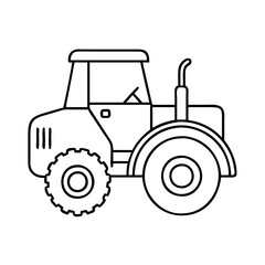 tractor icon, tractor vector illustration-simple illustration of tractor, perfect for tractor logos and icons
