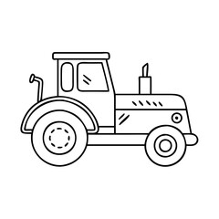 tractor icon, tractor vector illustration-simple illustration of tractor, perfect for tractor logos and icons