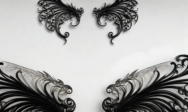 Ornate Black Wings