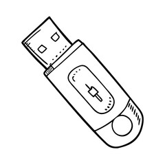 usb icon, usb vector illustration-simple illustration of usb, perfect for usb logos and icons