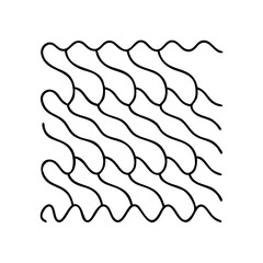 wavy icon, wavy vector illustration-simple illustration of wavy, perfect for wavy logos and icons