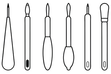 Cuticle Line Art Fashion Illustration