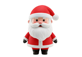 愛らしいサンタクロース 暖色系のやさしい光で表現