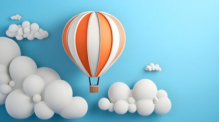 Minimalist Sketch of A Hot Air Balloon Floating Above 9ac34045 A897 4b56 A275 B57552910a9a 0