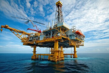 Offshore Oil Rig Platform