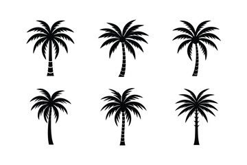 Fototapeta premium Palm Tree Vinyl Cut Design