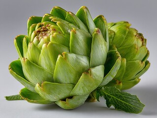 Two Artichokes in Verdant Splendor