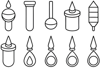 Dextrose Solution Medical Supply Line art