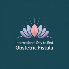 Fototapeta premium International Day to End Obstetric Fistula