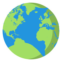 Earth planet icon earth icon