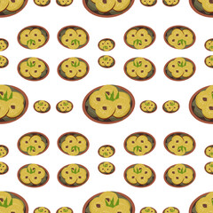 Obraz premium Kue lumpur pattern 