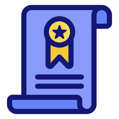 Diploma graduation icon