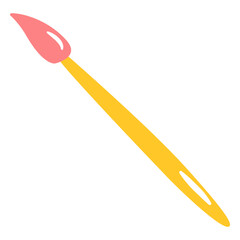 Paint brush flat