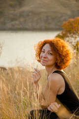 Smiling woman exploring the Nature Reserve