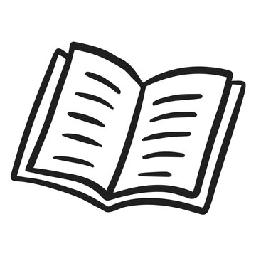 Open book doodle