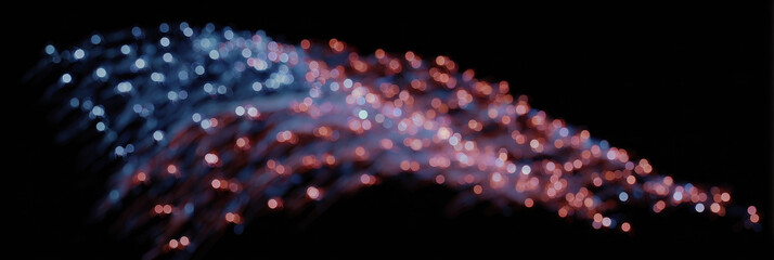 Synchronized drone display forms flag in night sky