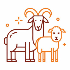 eid ul adha 2025  vector icon 