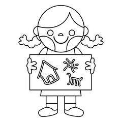 Simple paint kid children