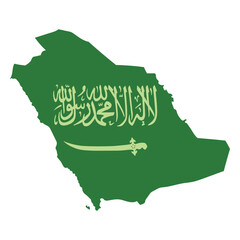 The flag of saudi arabia