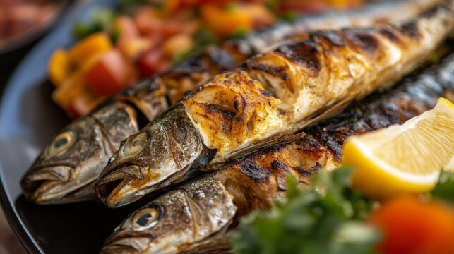 Grilled fish is served at So&acirc;&euro;&trade; Beach restaurant in Dakar, offering a true taste of Senegalese coastal cuisine