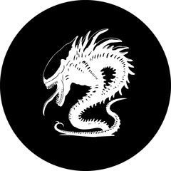 Stylized alien creature illustration on solid background, evoking a sense of mystery