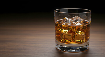 Whisky, Bourbon, Scotch, Whiskey on the Rocks