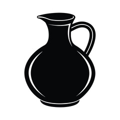 Jug Icon Vector Illustration - Cartoon, Clipart, and Line Art Design.eps