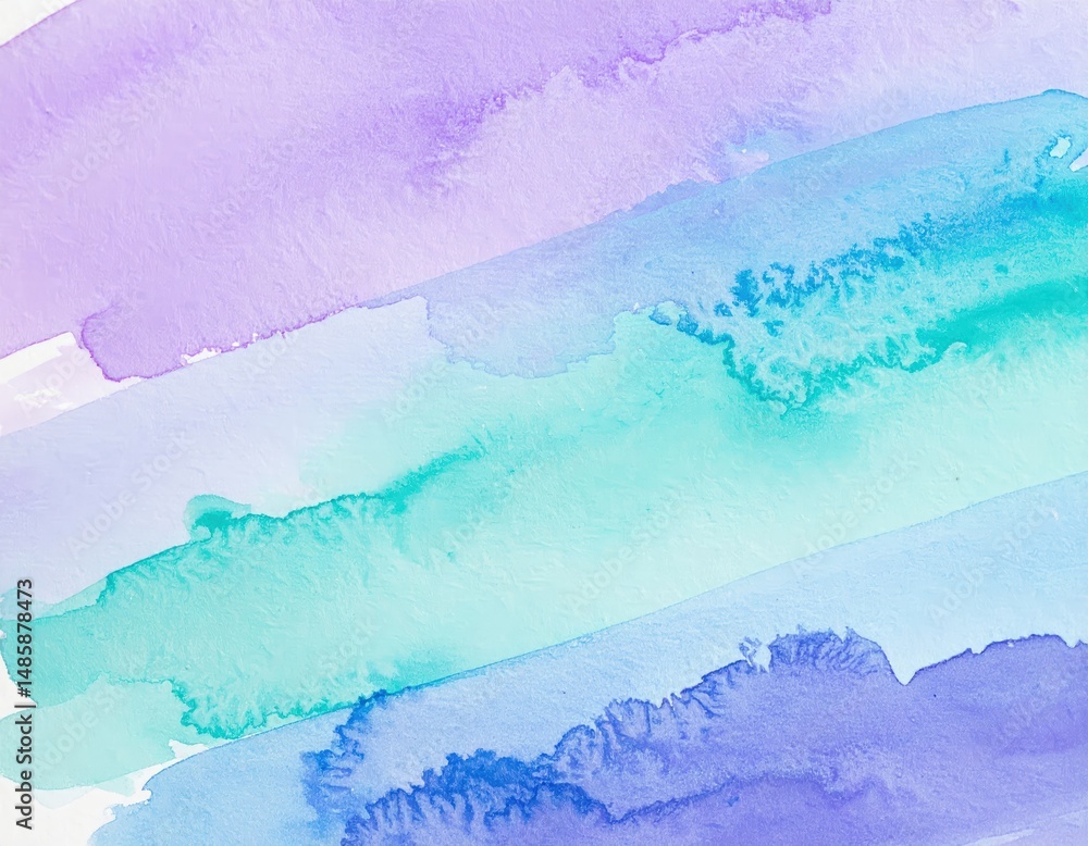 Poster vibrant watercolor paint textures showcasing a blend of soft hues and dynamic brush strokes, creatin