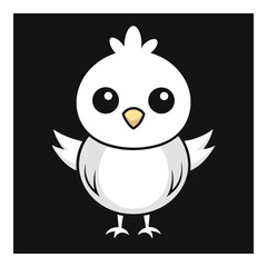 Simple Black and White Illustration