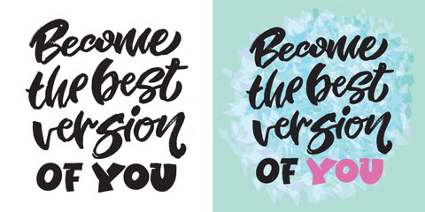 Trendy hand drawn doodle lettering quote. Lettering for t-shirt design, mug print, bag print, clothes fashion. 100% hand drawn vector image.