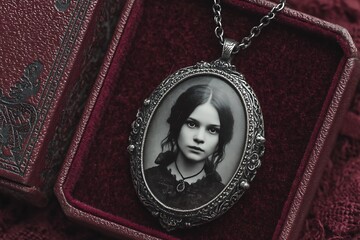 Victorian era cameo in a box
