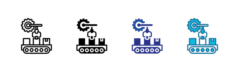 Fototapeta premium PrintAssembly Line Few Icon