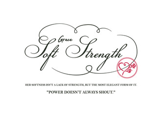 Aesthetically - oriented fashion print slogans