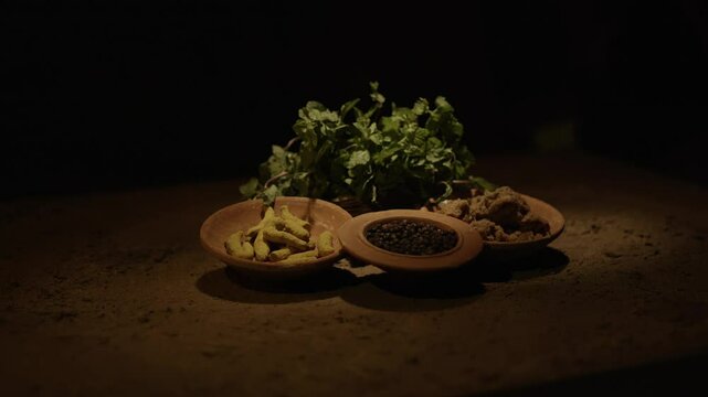 Traditional Ayurvedic Chai in Mud Pots 