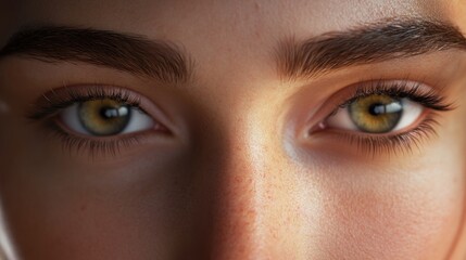 Fototapeta premium Close up of human eyes