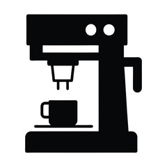 coffee machine and coffee cup